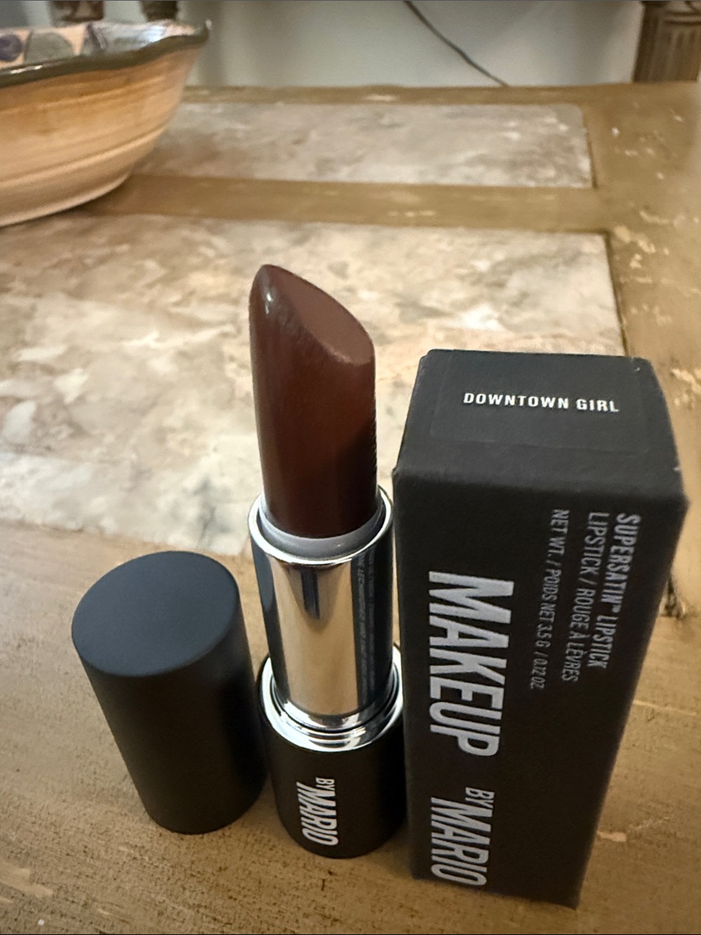 Makeup By Mario Downtown Girl Matte Brown Lipstick